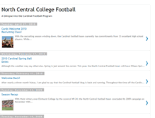 Tablet Screenshot of northcentralcollegefootball.blogspot.com