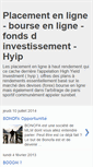 Mobile Screenshot of investissement-hyip.blogspot.com