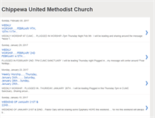 Tablet Screenshot of chippewaumc.blogspot.com
