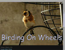 Tablet Screenshot of birdingonwheels.blogspot.com