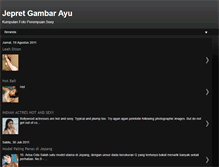 Tablet Screenshot of jepretgambarayu.blogspot.com