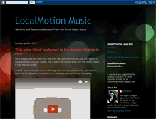 Tablet Screenshot of localmotionmusic1.blogspot.com
