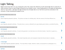Tablet Screenshot of lighttalking.blogspot.com