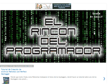 Tablet Screenshot of el-rincon-del-programador.blogspot.com