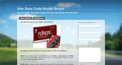 Desktop Screenshot of iklangratismudah.blogspot.com