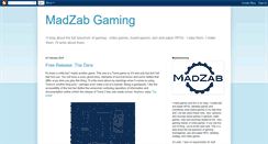 Desktop Screenshot of madzabgaming.blogspot.com