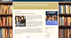 Desktop Screenshot of degrassi-episodes.blogspot.com