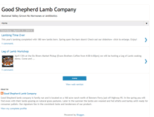 Tablet Screenshot of goodshepherdlambcompany.blogspot.com