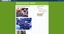Desktop Screenshot of conciertosdrakebell.blogspot.com