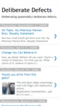 Mobile Screenshot of deliberatedefects.blogspot.com