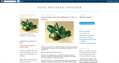 Desktop Screenshot of paintanddrawtogether.blogspot.com