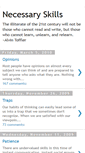 Mobile Screenshot of necessaryskills.blogspot.com
