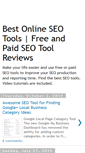 Mobile Screenshot of best-seo-tools-online.blogspot.com