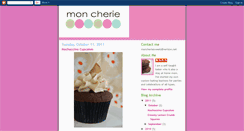 Desktop Screenshot of moncheriesweets.blogspot.com