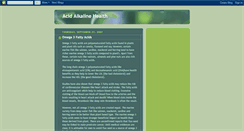 Desktop Screenshot of acidalkalinehealth.blogspot.com