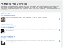 Tablet Screenshot of mobileallfreedownload.blogspot.com