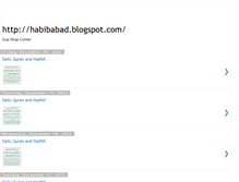 Tablet Screenshot of habibabad.blogspot.com