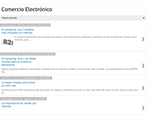 Tablet Screenshot of comercioelectronicounc.blogspot.com