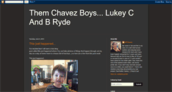 Desktop Screenshot of mychavezfamily.blogspot.com