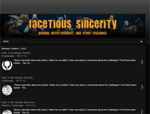 Tablet Screenshot of facetioussincerity.blogspot.com