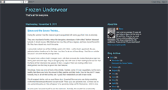 Desktop Screenshot of frozenunderwear.blogspot.com