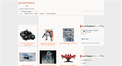 Desktop Screenshot of gundamhobbytoys.blogspot.com