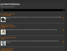 Tablet Screenshot of gundamhobbytoys.blogspot.com