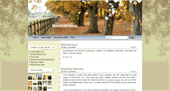 Desktop Screenshot of novembrance.blogspot.com
