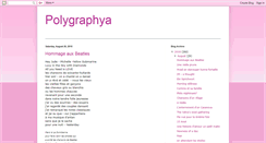 Desktop Screenshot of polygraphya.blogspot.com