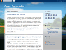 Tablet Screenshot of greenpreservation-nhtinc.blogspot.com