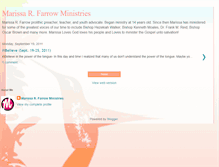 Tablet Screenshot of mrfarrowministries.blogspot.com