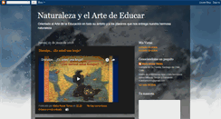 Desktop Screenshot of naturalezayelartedeeducar.blogspot.com