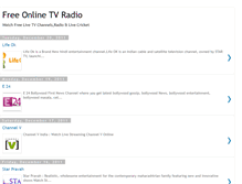 Tablet Screenshot of freeonlinetvradio.blogspot.com