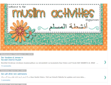 Tablet Screenshot of muslimactivities.blogspot.com