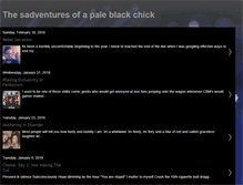 Tablet Screenshot of paleblackchick.blogspot.com