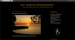 Desktop Screenshot of patmartinphoto.blogspot.com