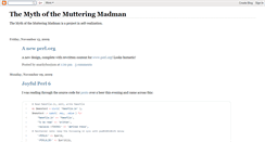 Desktop Screenshot of muttering-madman.blogspot.com