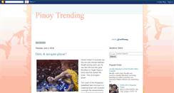 Desktop Screenshot of pinoytrending.blogspot.com