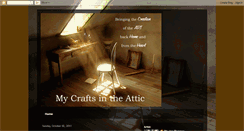 Desktop Screenshot of mycraftsintheattic.blogspot.com