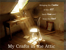 Tablet Screenshot of mycraftsintheattic.blogspot.com