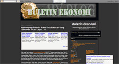 Desktop Screenshot of buletinekonomi.blogspot.com