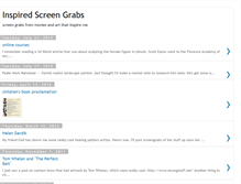 Tablet Screenshot of inspiredscreengrabs.blogspot.com