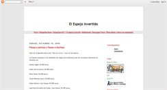 Desktop Screenshot of elespejoinvertido.blogspot.com