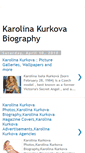 Mobile Screenshot of karolina-kurkova-biography.blogspot.com