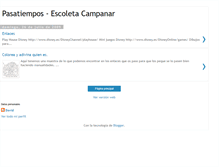 Tablet Screenshot of pasatiempos-escoleta.blogspot.com