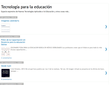 Tablet Screenshot of espacioeducacion.blogspot.com