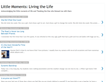 Tablet Screenshot of littlemomentslivingthelife.blogspot.com