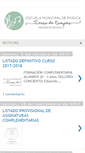 Mobile Screenshot of escuelademusicarioseco.blogspot.com