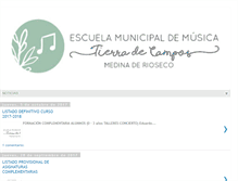 Tablet Screenshot of escuelademusicarioseco.blogspot.com
