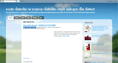 Desktop Screenshot of mama-dziecko.blogspot.com